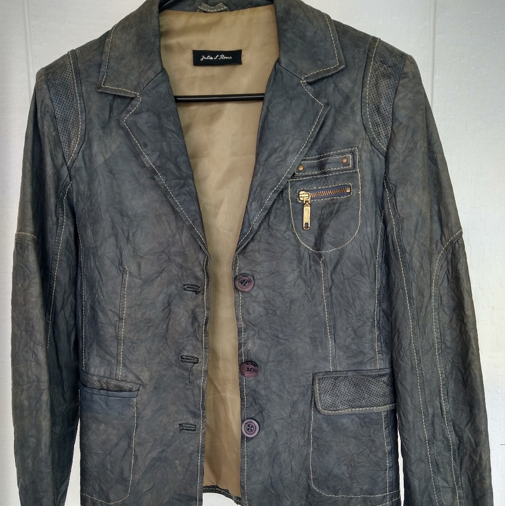 Julia Roma Leather Jacket